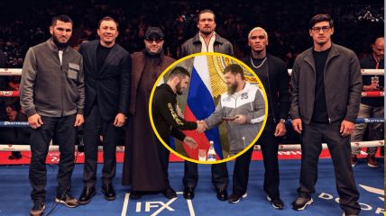 Олександр Усик зробив фото з російськими боксерами