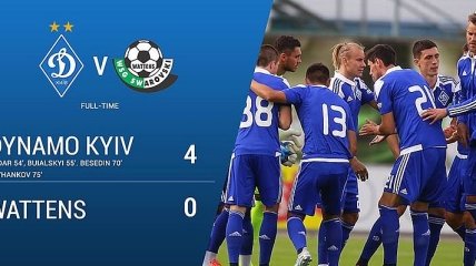 "Динамо" одержало победу в первом матче под руководством Хацкевича
