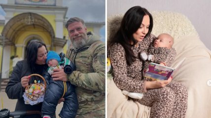 Владимир Ращук и Виктория Билан с сыном