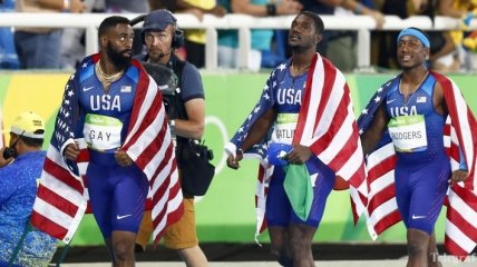 Рио-2016. Мужская сборная США дисквалифицирована в эстафете 4х100 м