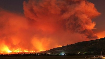 Из-за пожаров на юге Калифорнии эвакуировали более 20 тысяч человек