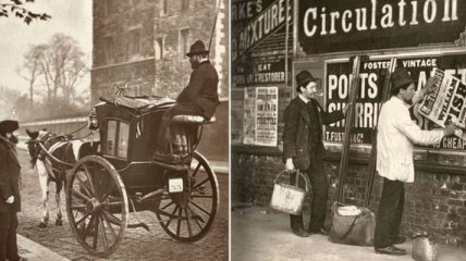 Старые черно-белые снимки Лондона прошлых веков (Фото) 