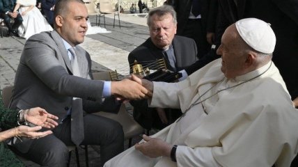 Умар Кремлев и Папа Франциск