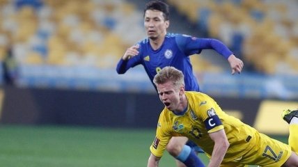 Сборная Украины установила несколько рекордов в неудачной игре с Казахстаном 
