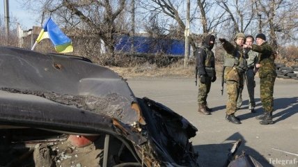 В зоне АТО получили ранения 5 украинских военных