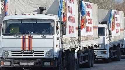 Очередной "гумконвой": Россия отправила на Донбасс полупустые грузовики 