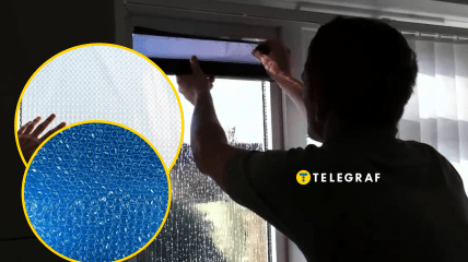 Пузырчатая пленка защитит от потери тепла. Фото plenka.market