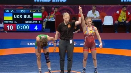 Гусяк принесла Украине второе "золото" на чемпионате Европы по борьбе