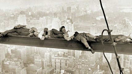 Самые головокружительные кадры со строительства небоскребов Нью-Йорка (Фото)