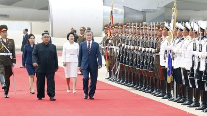 Исторический визит: президент Южной Кореи прибыл в КНДР