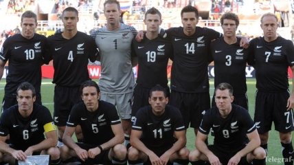Новая Зеландия определилась с составом на Кубок Конфедераций - 2017