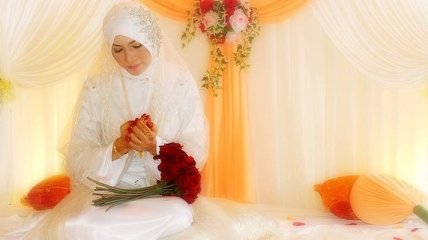Исламские свадебные наряды для девушек мусульманок (Фото) 