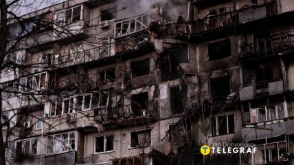 Росіяни вдарили по Києву вночі