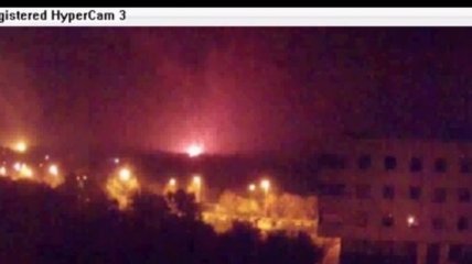 Соцсети: Пожар на Донецком аэропорту (Видео)