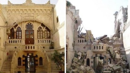 Фотографии Сирии до и после того, как она была почти полностью разрушена войной (Фото) 