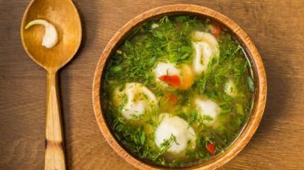 Суп с пельменями и картошкой — рецепт с фото пошагово