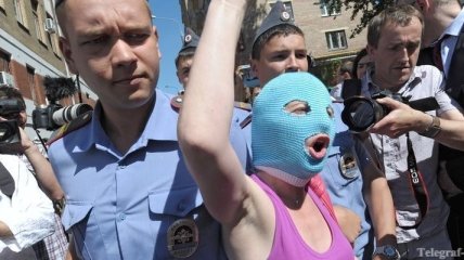 В Москве массово проходят акции в поддержку Pussy Riot