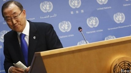 Генсек ООН Пан Ги Мун призвал США поддержать предложение России   