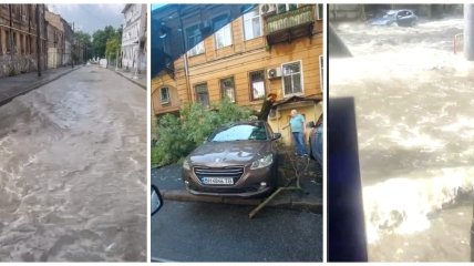 Річки на вулицях та затоплені квартири: на Одесу обрушилася надпотужна злива (відео)