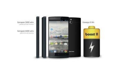 Highscreen Boost 2 - смартфон с огромным аккумулятором