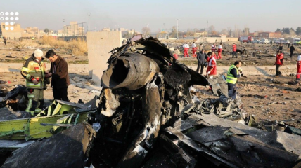 Авиакатастрофа украинского самолета в Иране