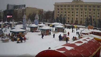 МВД: Ситуация на площади Свободы в Харькове спокойная
