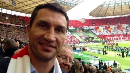 Кличко присутствовал на финале Кубка Германии
