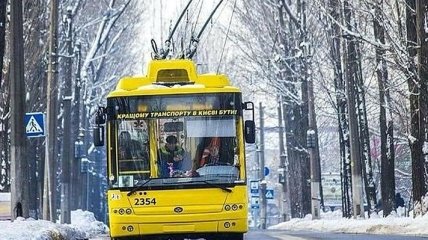 В Киеве изменен график движения троллейбусов