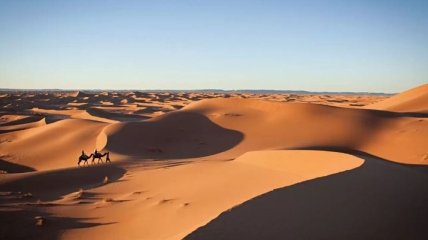 Встановлена товщина піску у пустелях