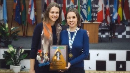 Украинская шахматистка Мария Музычук получила бронзовую медаль чемпионата мира 