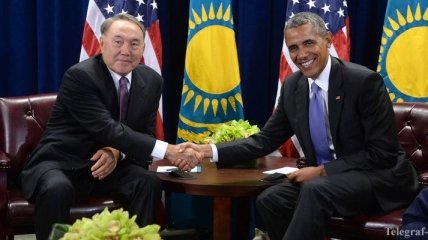 Обама встретился с Назарбаевым 