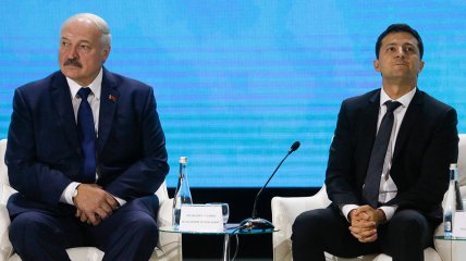 Олександр Лукашенко та Володимир Зеленський