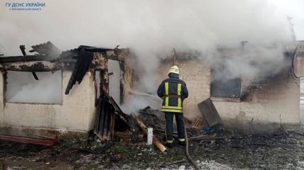 Пожар в Житомирской области