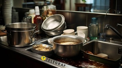 Грязная посуда — питомник бактерий и плохой энергетики