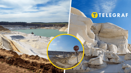 Кар'єр біля Новоселівки, на сході України