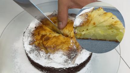 В этом пироге больше фруктов, чем теста