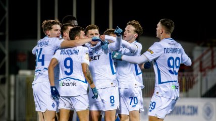 "Динамо" празднует гол