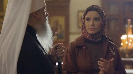 Оксана Марченко в фильме "Паломница" рассказала об истории Святогорской лавры