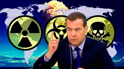 медведев снова пытается пугать мир ядеркой, хотя россию уже никто не боится