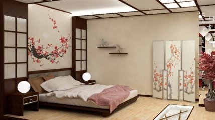 Спальня у японському стилі: варіанти оформлення