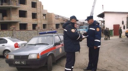 На новостройке в Тернополе упал башенный кран