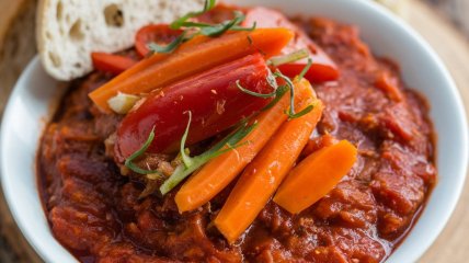 Лечо получается очень ароматным и вкусным (изображение создано с помощью ИИ)