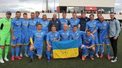 Сборная ветеранов Украины победила на международном турнире