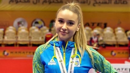 Каратистка Терлюга завоевала золото турнира в Дубае