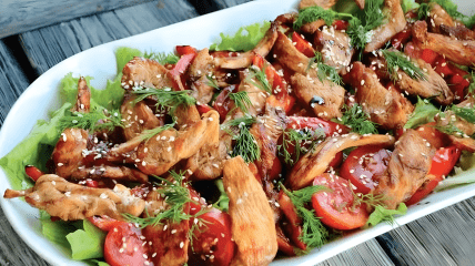 Идеальный теплый салат