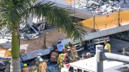 Количество жертв падения моста во Флориде возросло