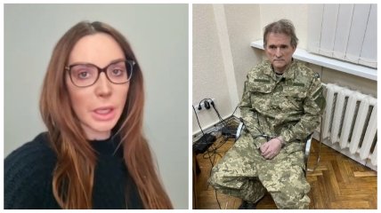 Оксана Марченко та Віктор Медведчук