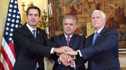 Состоялась встреча вице-президента США с Гуайдо в Колумбии