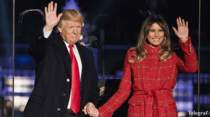 Мелания Трамп похвасталась ярким образом на торжественной церемонии в Белом доме