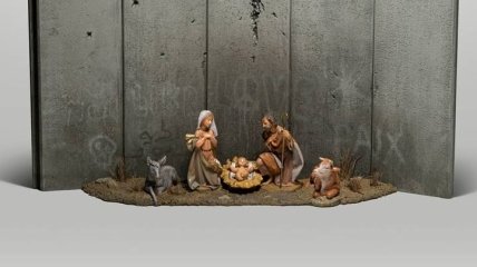 "Шрам Вифлеема": Бэнкси создал новую рождественскую инсталляцию (Фото)